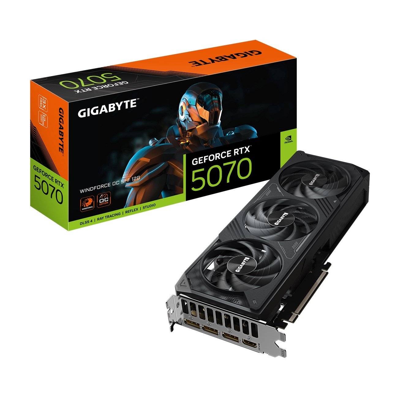 Gigabyte GeForce RTX 5070 WINDFORCE OC SFF 12GB DLSS 4