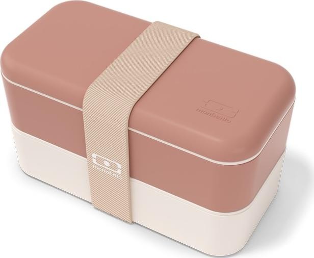 Pudełko śniadaniowe Monbento Bento Original Moka Rosa różowy
