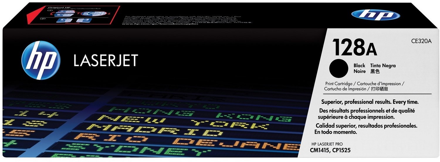 Oryginał Toner HP CE320A czarny