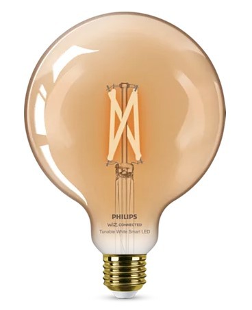 Philips Smart filament bursztynowa E27 G125 7 W (50 W), WW-CW
