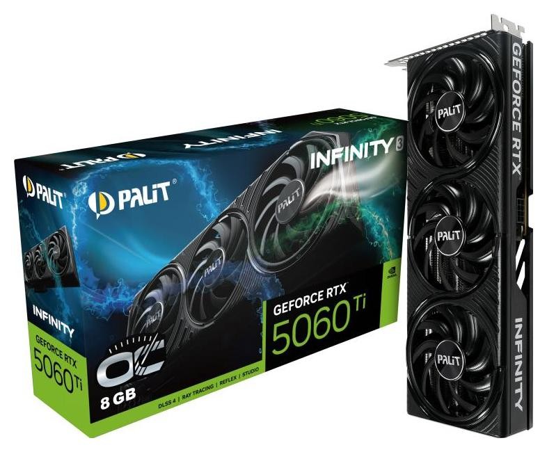 Palit GeForce RTX 5060 Ti Infinity 3 OC 8GB DLSS 4