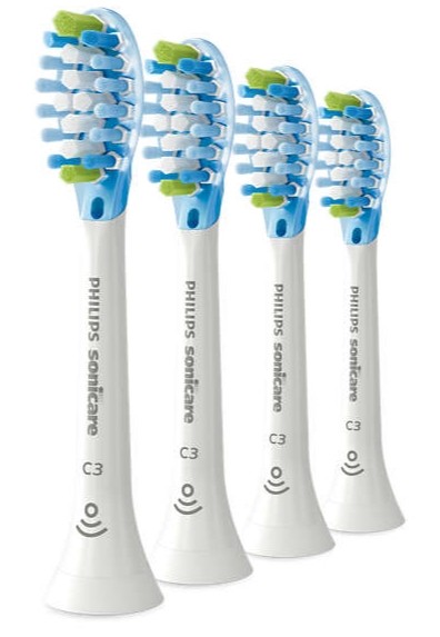 Końcówki do szczoteczek Philips Sonicare C3 Premium Plaque Defence HX9044/17 | 4 szt. | biały