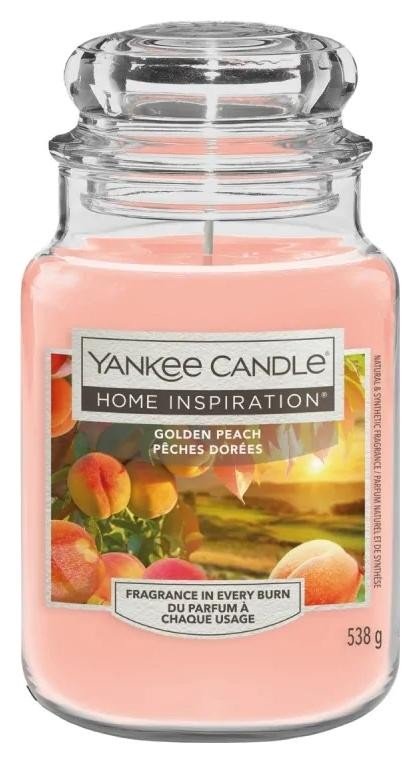 Świeczka duża Yankee Candle Home Inspiration Golden Peach Świeca Duża 538g