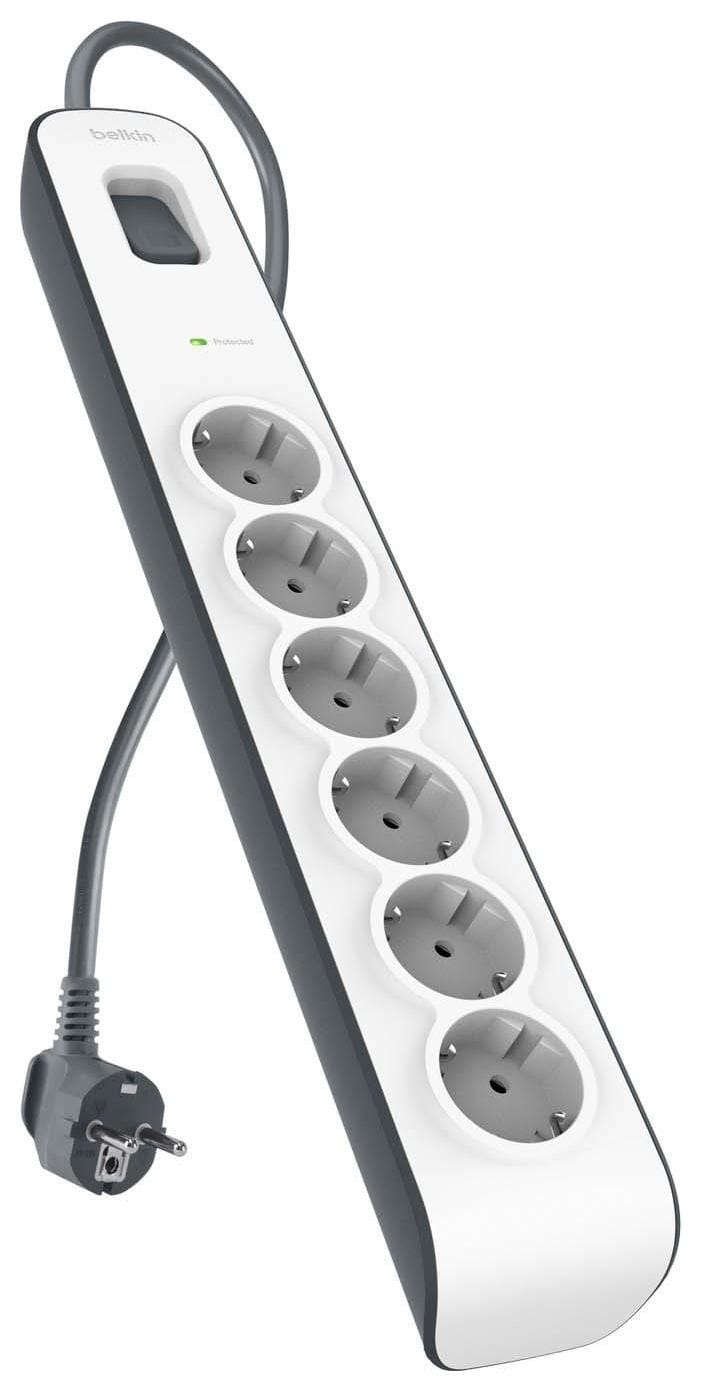 Belkin 650J, 6 gniazd Schuko, 2m