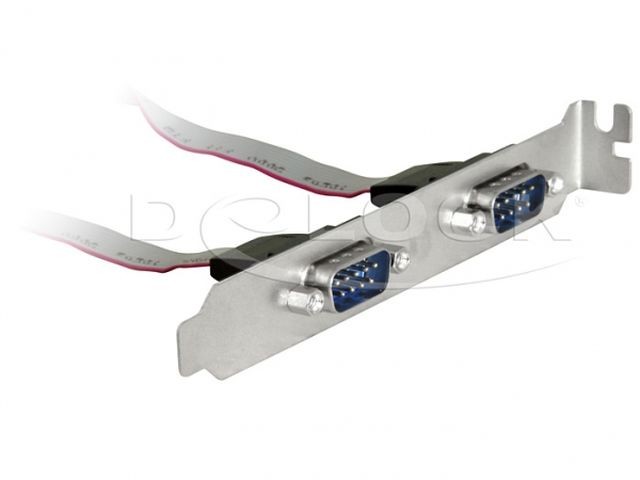 Delock śledź (bracket) 2x COM