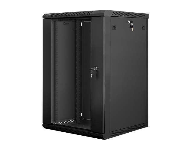 Wisząca Lanberg szafa rack wisząca 19'' 18U 600X600 czarna V2