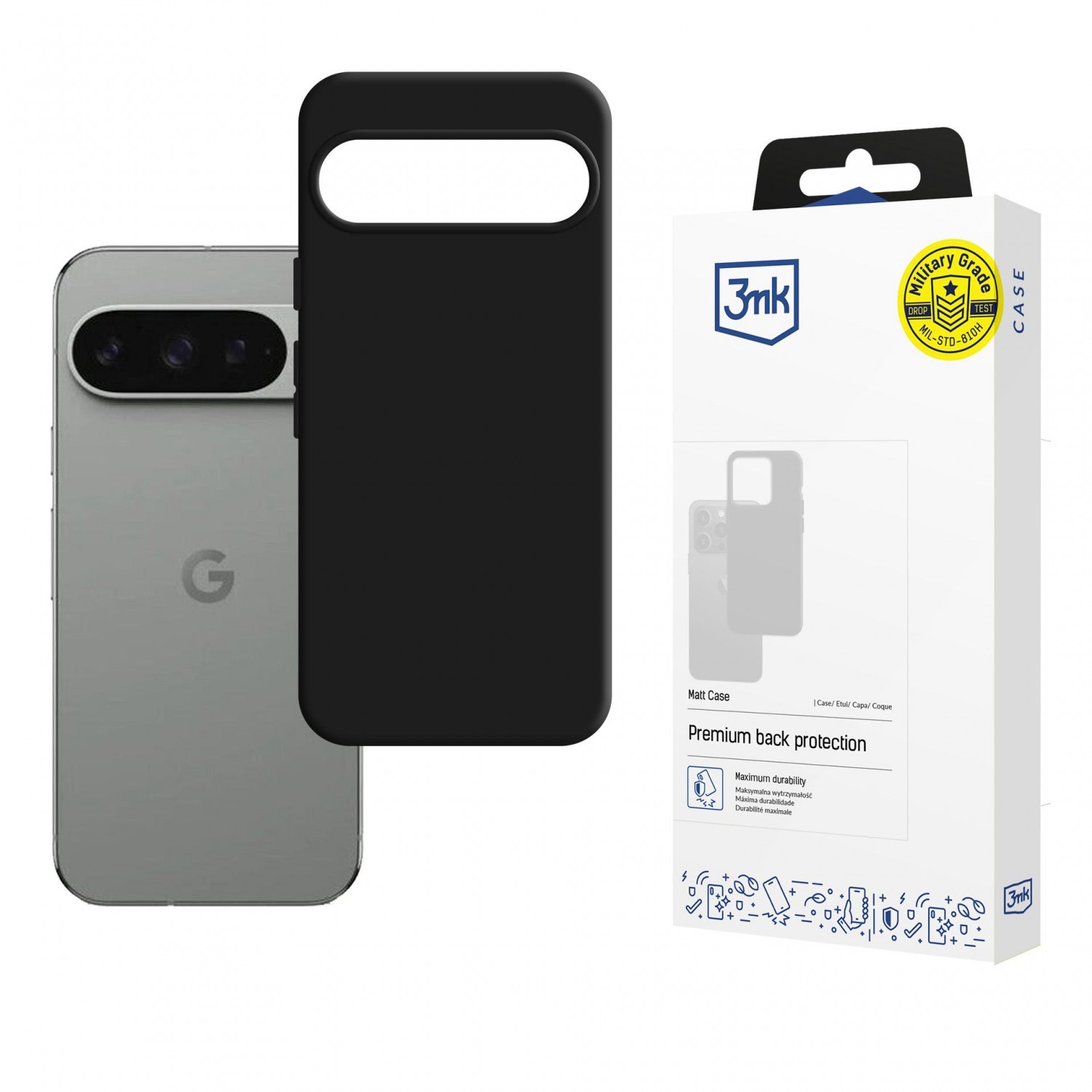 Etui typu plecki 3mk Matt Case do Google Pixel 10/Google Pixel 10 Pro