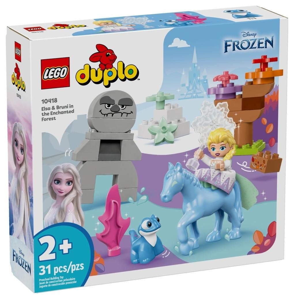 Klocki konstrukcyjne LEGO Duplo Disney 10418 Elza I Bruni W Zaczarowanym Lesie