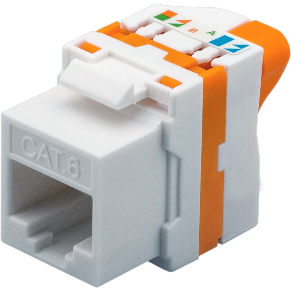 Techly 028573 Keystone RJ45 UTP Cat6 samozaciskowy, do PoE