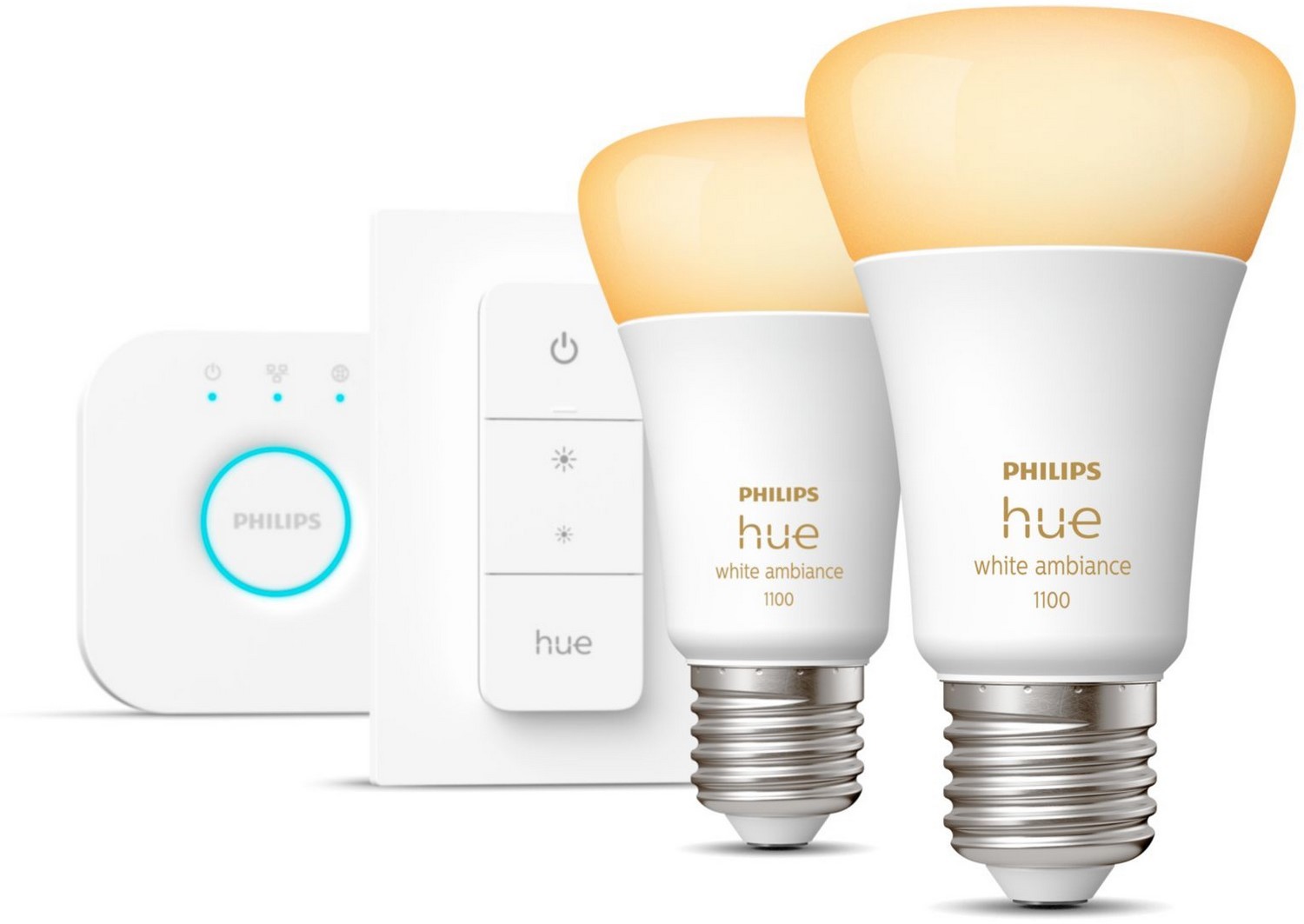Philips Hue mostek + 2x E27 8W WA + switch