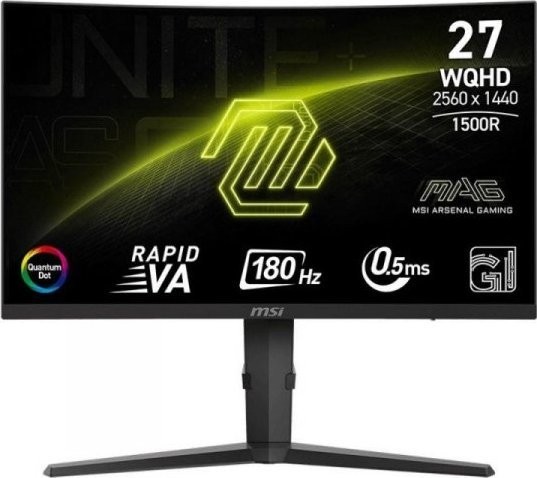 MSI MAG 275CQRF QD E2 - 180Hz | QHD | 27'' | Rapid VA | 0,5ms