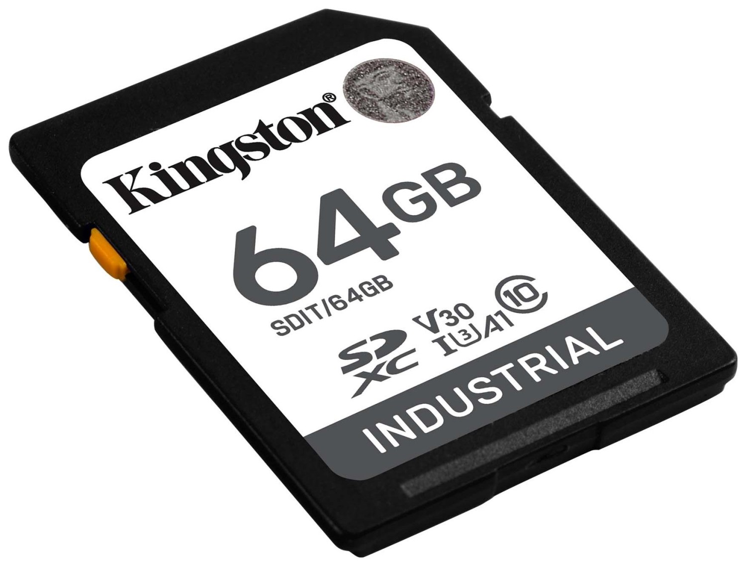 Kingston Industrial SDHC 64GB Class 10 A1 pSLC