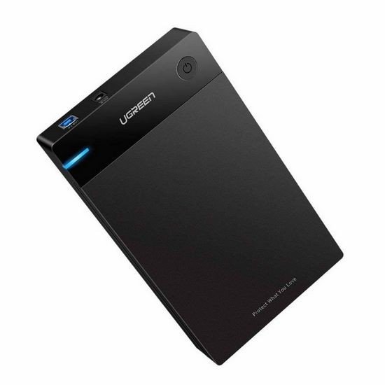 Obudowa do dysków twardych UGREEN HDD 3,5'' SATA USB 3.0 (czarna)