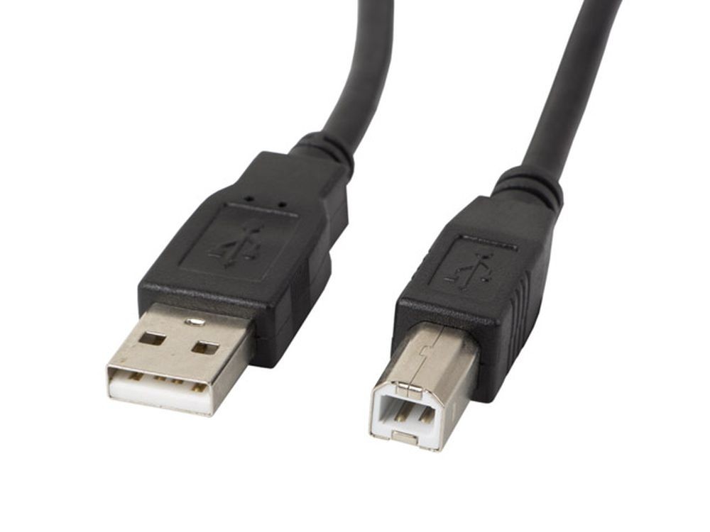 Lanberg kabel USB-A - USB-B M/M 2.0 3m czarny