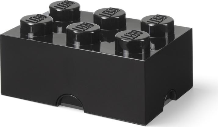 Pudełko na klocki LEGO Brick 6 40000803 czarny