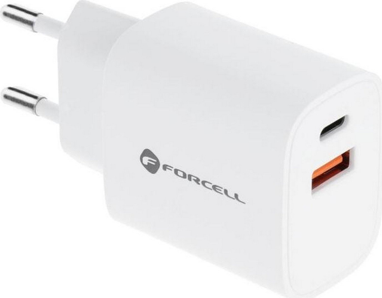 FORCELL F-ENERGY TFK-TC-30WPD Typ C + USB A PD QC4.0 3A 30W biała