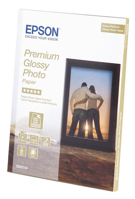 Jednostronny Epson Premium Glossy Photo Papier [255g/m2 ; 13 x 18cm ; 30 arkuszy]