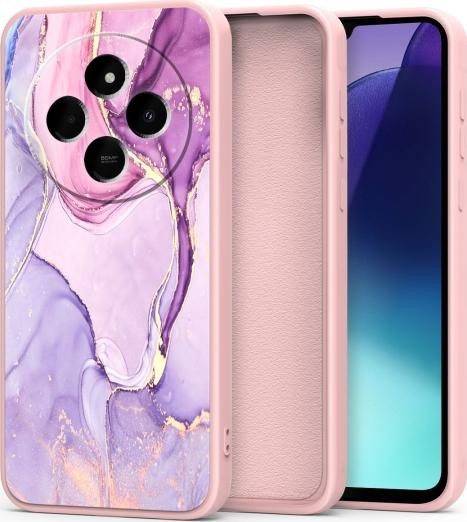 Etui typu plecki Tech-Protect Icon Xiaomi Redmi 14C / Poco C75 marble