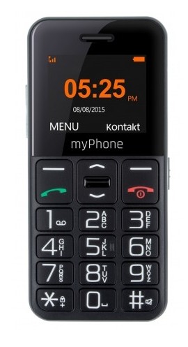 myPhone Halo Easy czarny