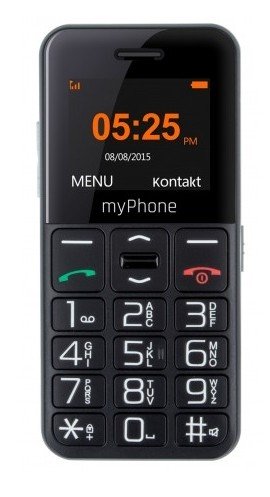 myPhone Halo Easy czarny