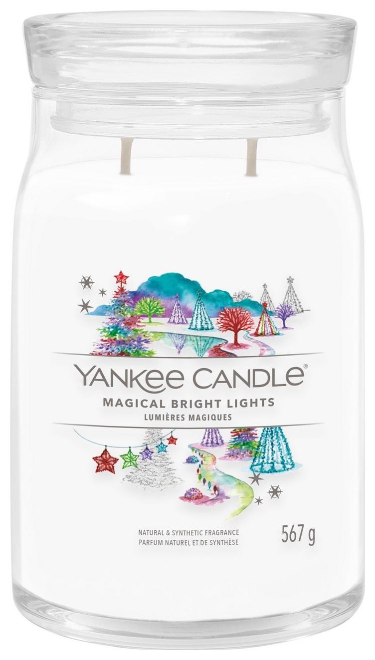 Świeczka duża Yankee Candle Signature Magical Bright Lights Świeca Duża 567g