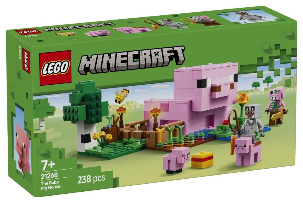 Klocki konstrukcyjne LEGO Minecraft 21268 Dom prosiaczka