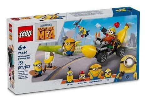 Klocki konstrukcyjne LEGO Minions 75580 Minionki i bananowóz