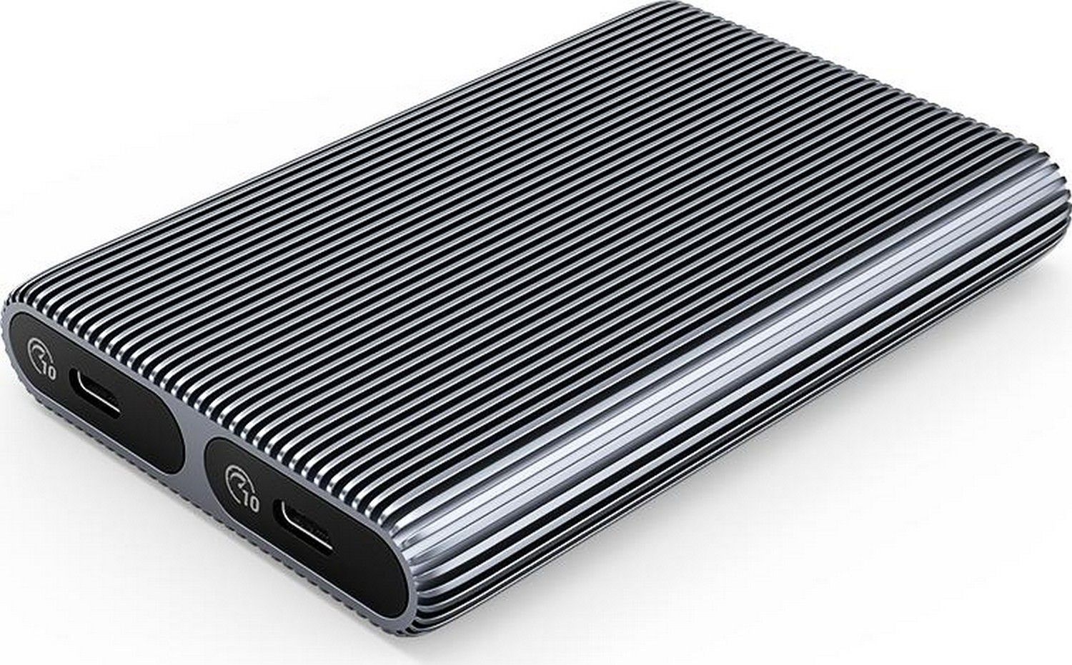 Obudowa do dysków twardych Orico na dwa dyski M.2 NVME USB-C 3.2 10Gb/s - szara