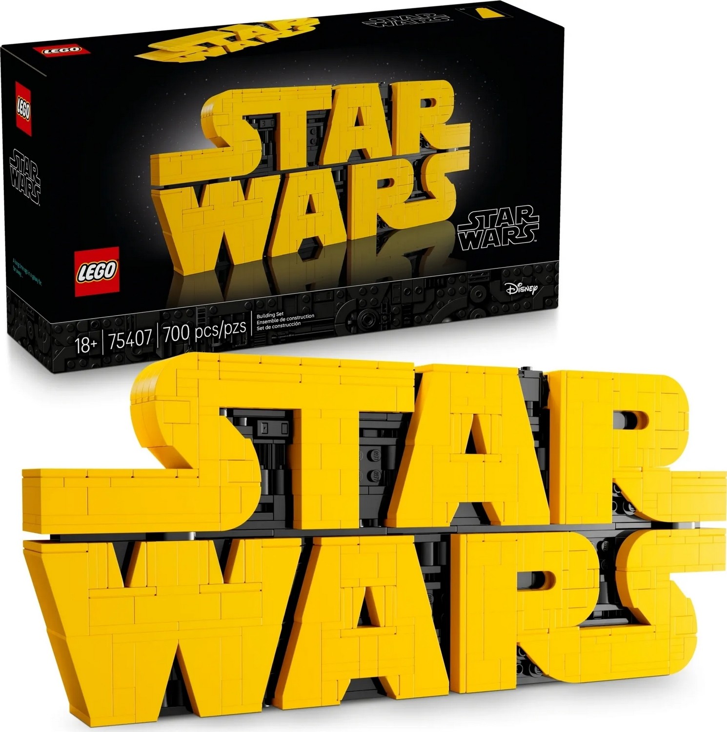 Klocki konstrukcyjne LEGO Star Wars 75407 Logo Star Wars zbudowane z klocków