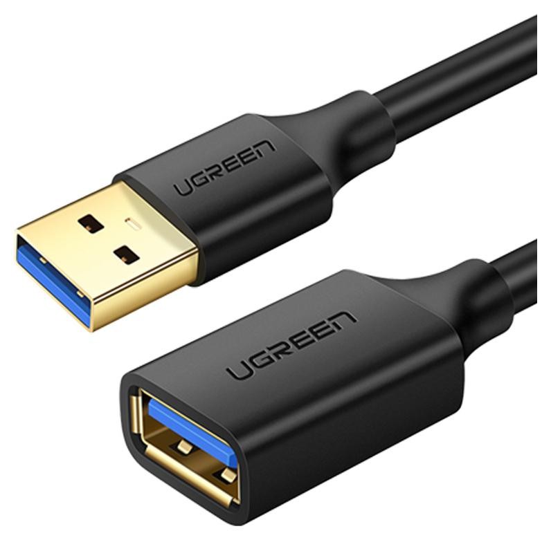 Ugreen USB 3.0 - USB 3.0 gniazdo 3m czarny