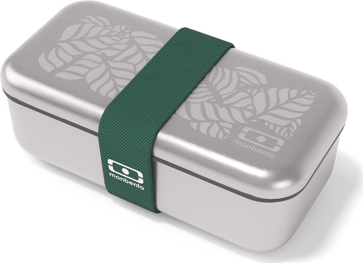 Pudełko śniadaniowe Monbento Sense Jungle srebrny