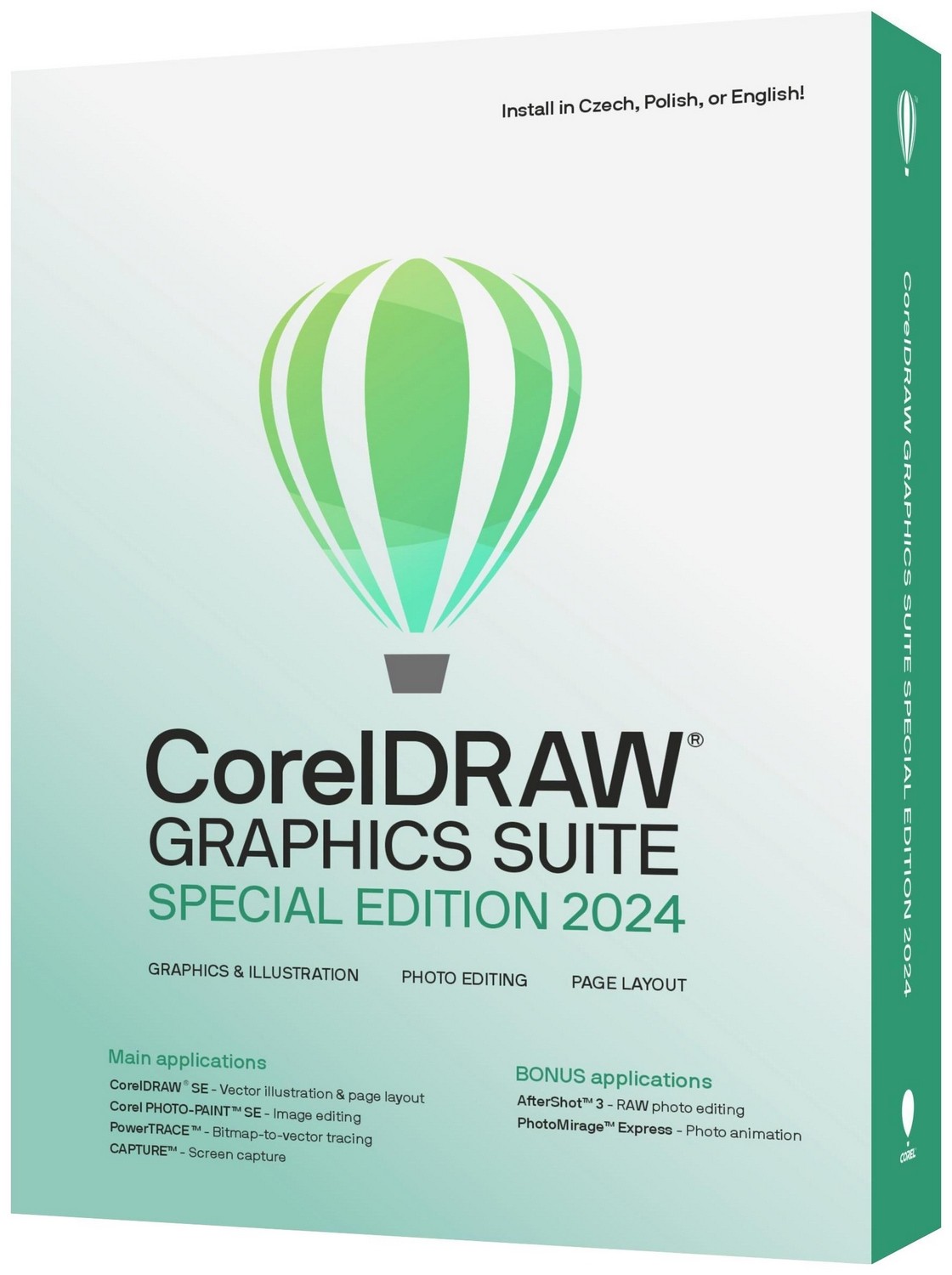 Programy i pakiety graficzne CorelDRAW Graphics Suite Special Edition 2024 PL BOX