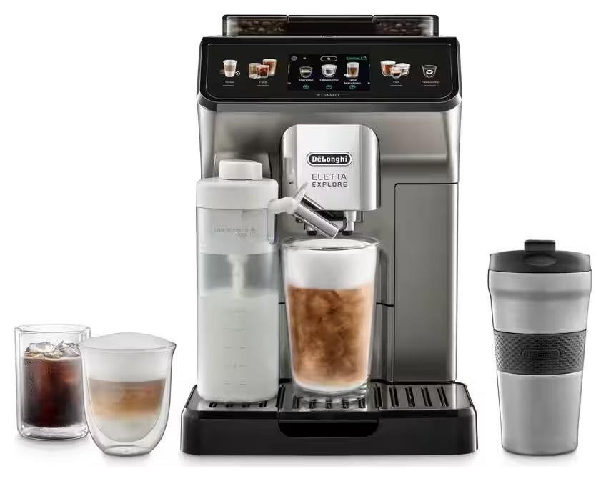 Ciśnieniowy automatyczny De'Longhi Eletta Explore ECAM 450.86.T tytanowy