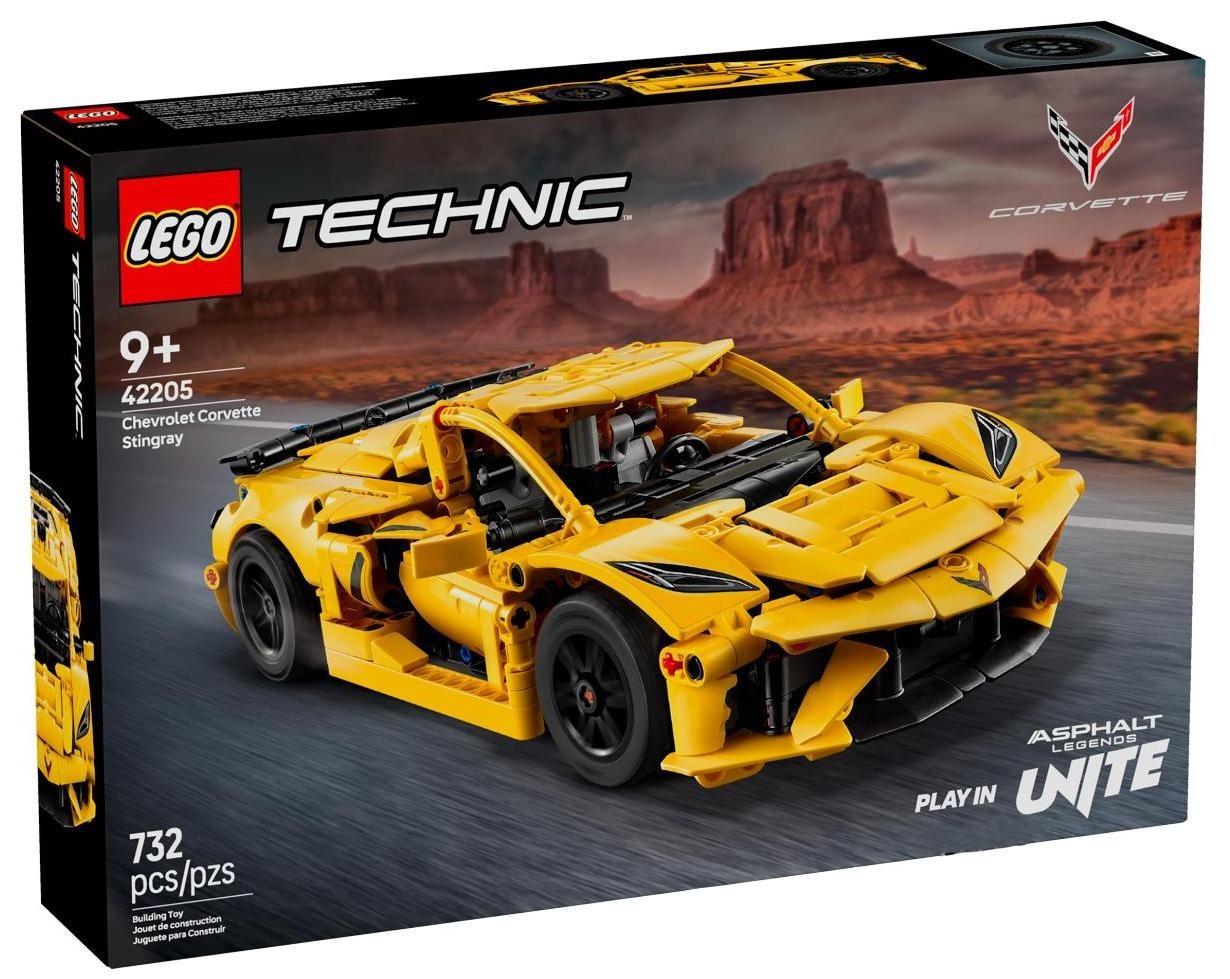 Klocki konstrukcyjne LEGO Technic 42205 Chevrolet Corvette Stingray