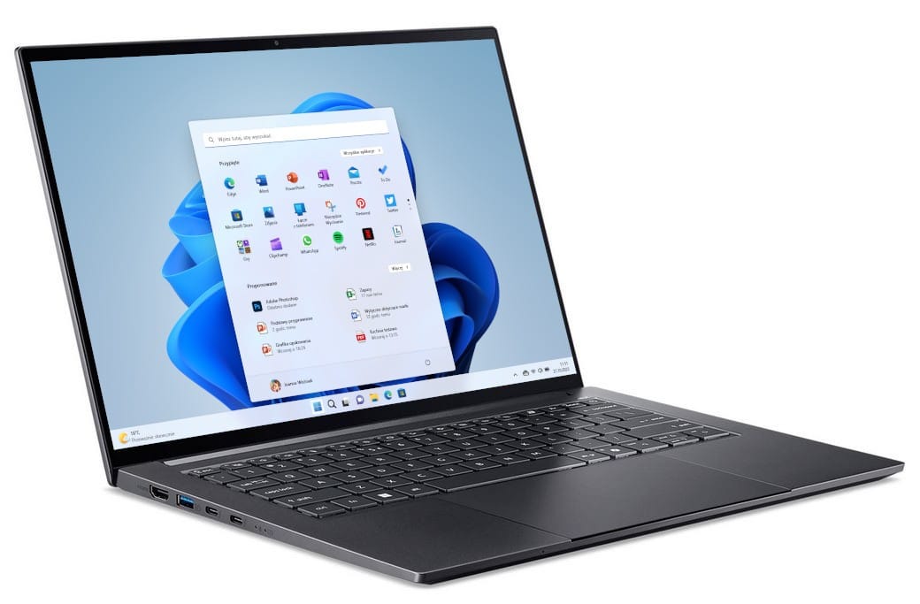 Acer Swift X14 - Ryzen AI 7 350 | 14'' OLED | Dotyk | 32GB | 1TB | Win11 | RTX 5060