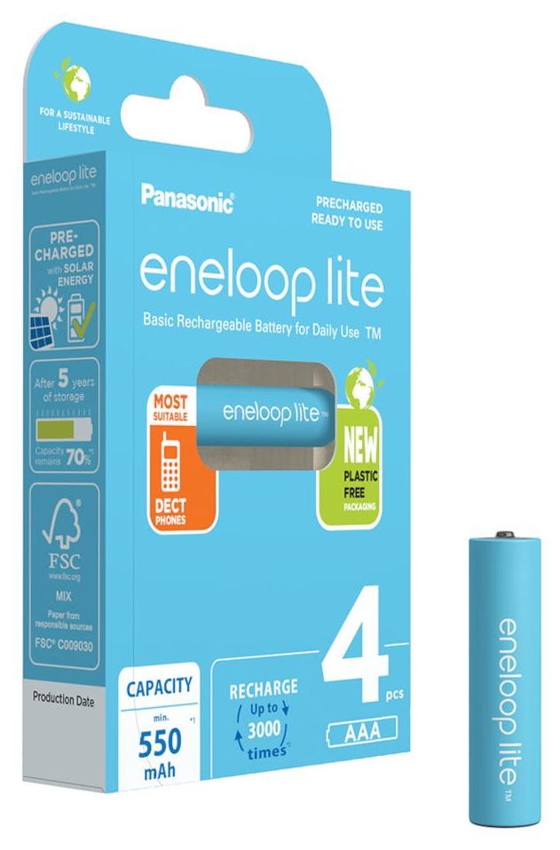 Panasonic Eneloop Lite AAA 550mAh 4 szt