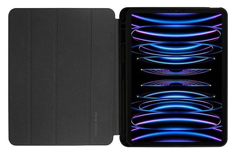 Etui z klapką Crong FlexFolio do iPad Pro 11'' (2022-2021) / iPad Air 11” M2 (2024) /iPad Air 10.9” (5-4 gen.) z funkcją Apple Pencil czarny
