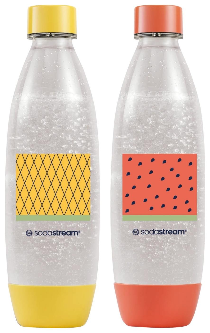 SodaStream Fuse Water Pomelo 2 x 1 L żółty/pomarańczowy