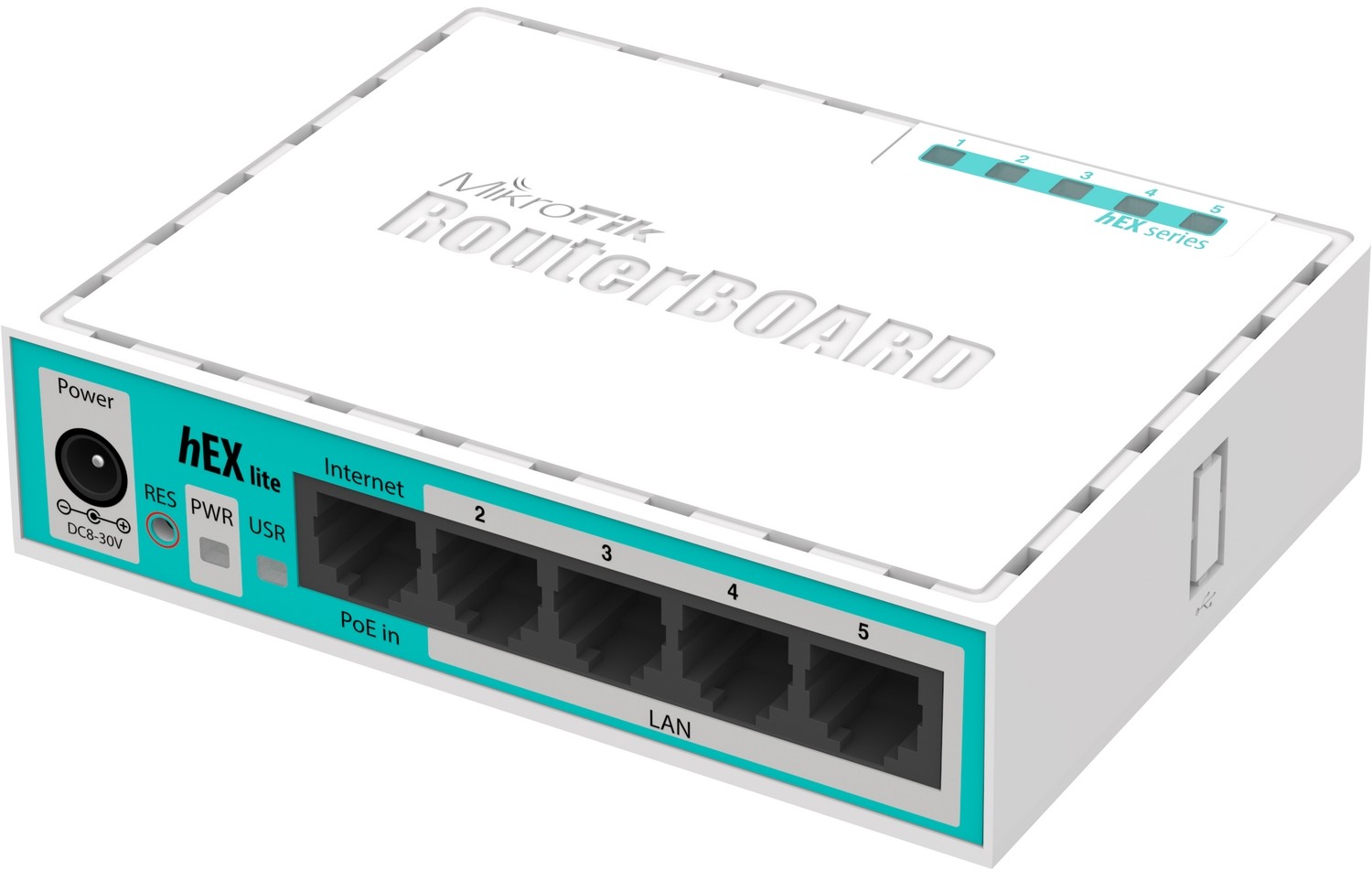 MIKROTIK RB750r2 hEX lite Router 5x RJ45