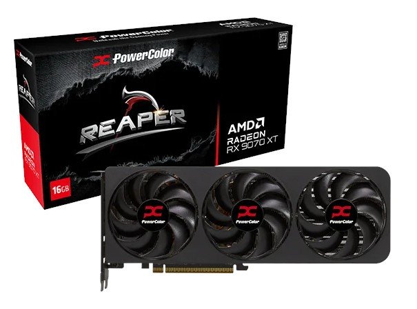 PowerColor Radeon RX 9070 XT Reaper 16GB GDDR6