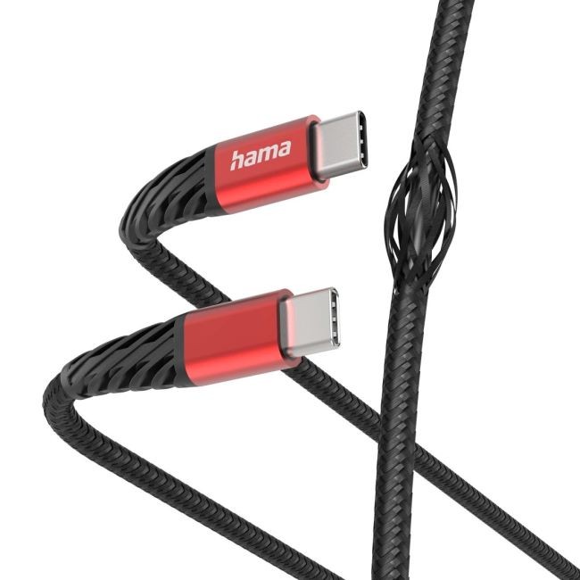 Hama Extreme USB-C - USB-C, 1.5m, czarny