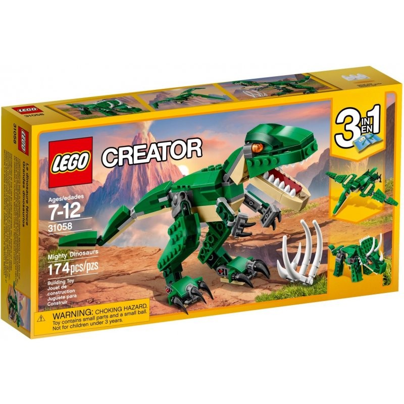 Klocki konstrukcyjne LEGO Creator 31058 Potężne Dinozaury