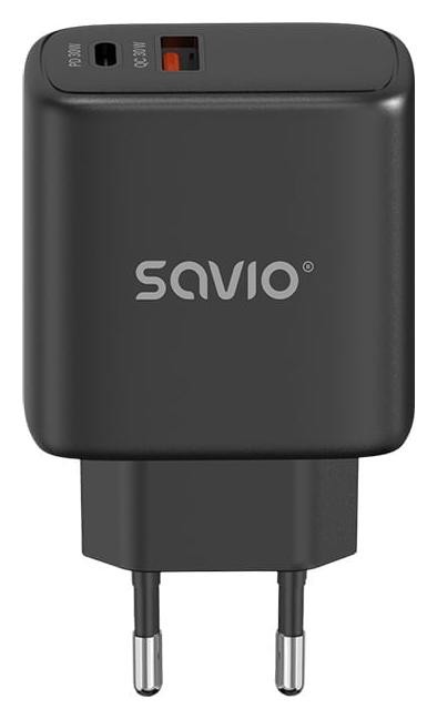 Savio LA-06/B 30W QC, PD 3.0, Czarna