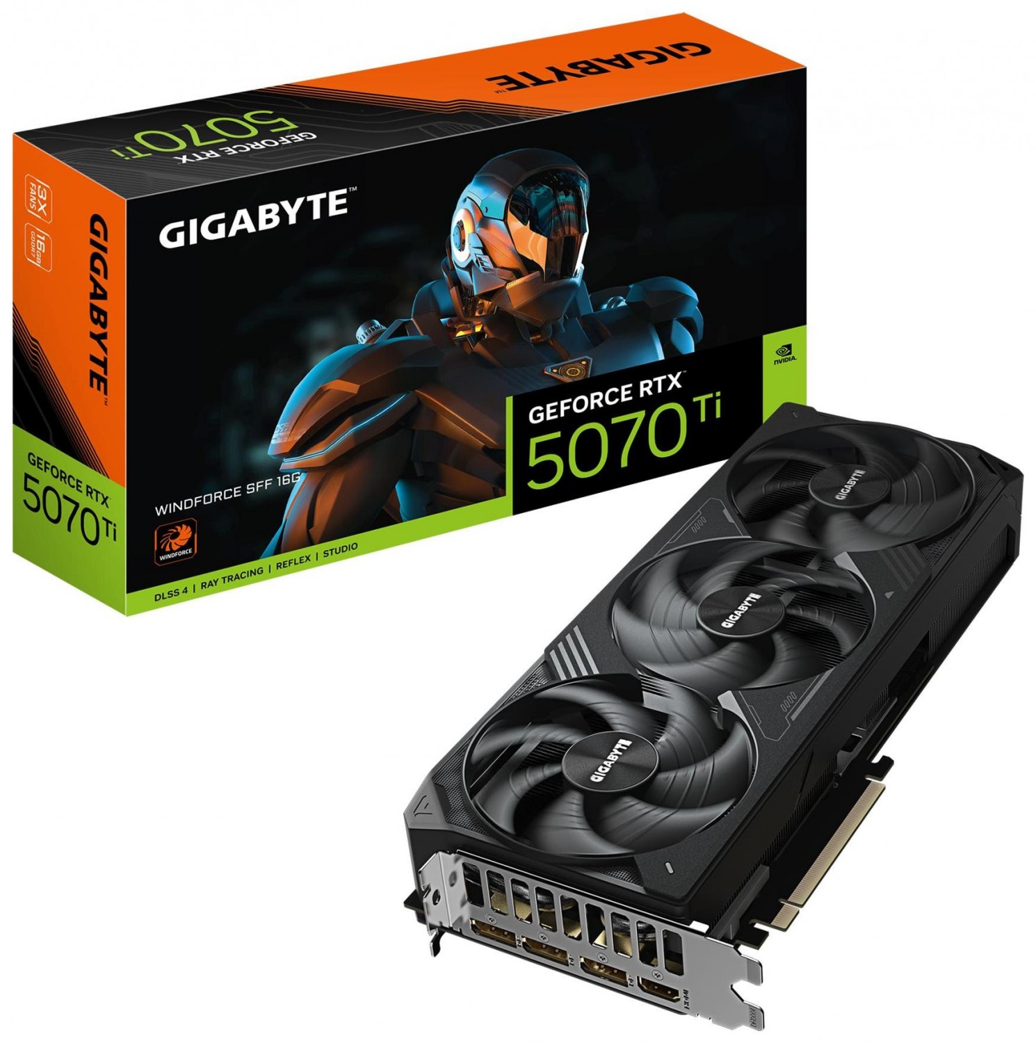 Gigabyte GeForce RTX 5070 Ti WINDFORCE SFF 16GB DLSS 4