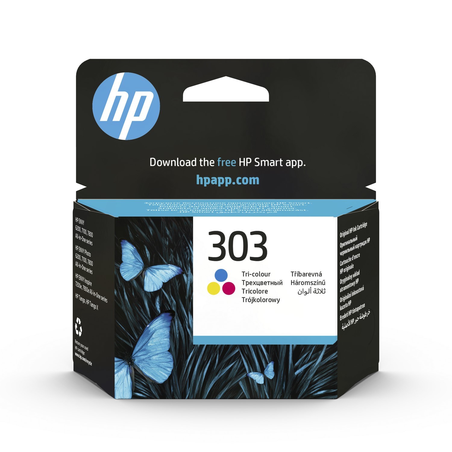 Oryginał HP 303 kolor T6N01A Instant Ink