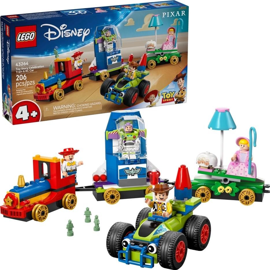Klocki konstrukcyjne LEGO Disney Pixar 43264 Toy Story — Okolicznościowy Pociąg I Pan Sterowany