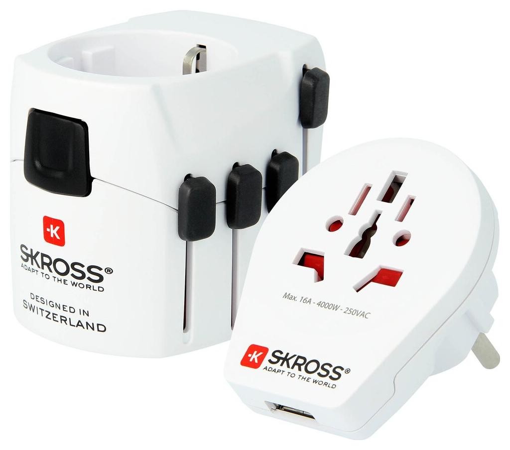 Skross PRO World & USB (7A)