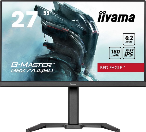 iiyama G-Master GB2770QSU-B6 Red Eagle - 180Hz | QHD | 27'' | Fast IPS | 0,2ms