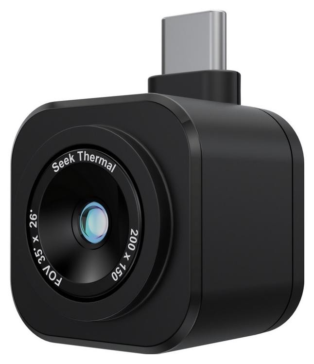 Kamera termowizyjna Seek Thermal Nano 200 Thermal Camera dla Apple iOS ze złączem USB-C, 200x150 Thermal Imager, 25 Hz (iPhone 15, 16)