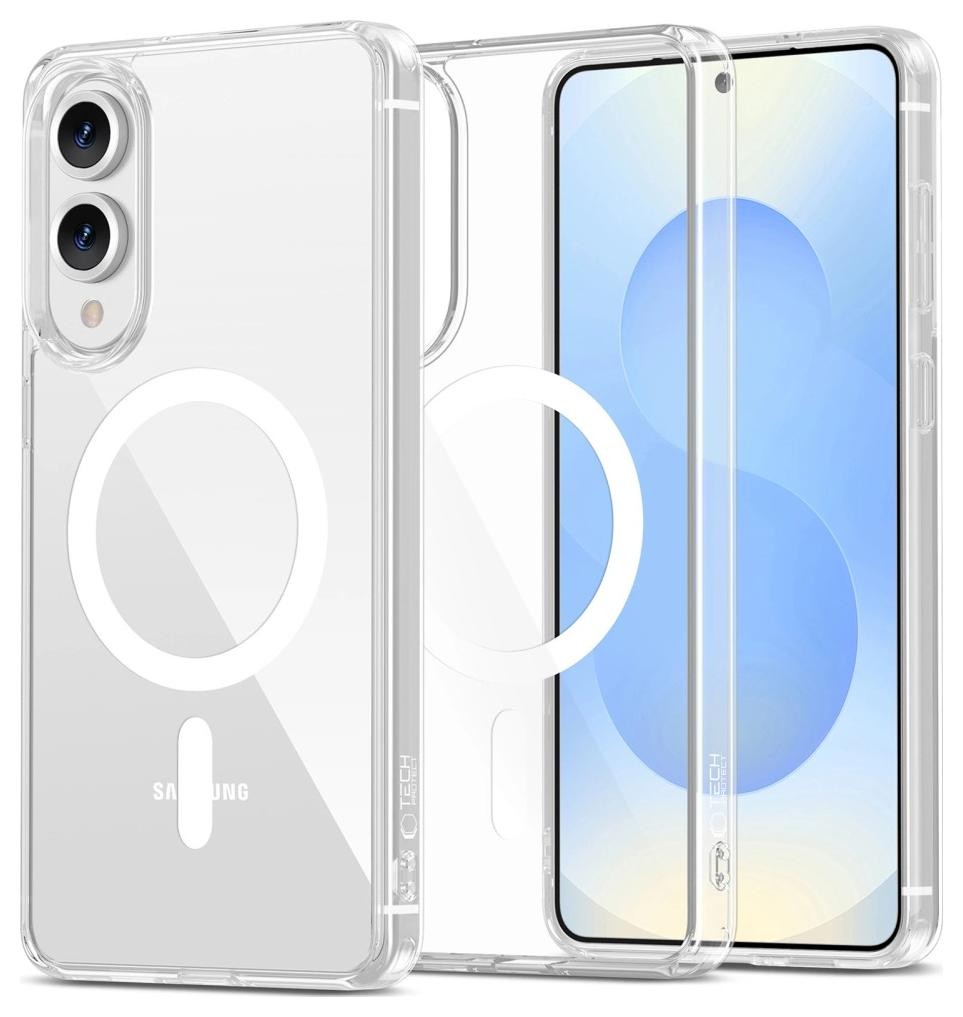 Etui Tech-Protect Flexair Hybrid Magsafe Galaxy S25 Edge clear